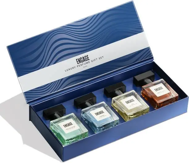 Engage Gift Set Luxury Travel Perfume, Long Lasting Fragrance, Wedding Hamper(25mlx4) Eau de Parfum - 100 ml  (For Men)